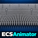 ECSAnimator gray crowd icon
